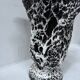 "Marius GIUGE Vallauris" Vase on pedestal with lava decoration 20th century