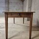 Table de ferme rustique en chêne massif, 19ème s.