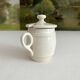 Antique ironstone mustard pot KG Lunéville