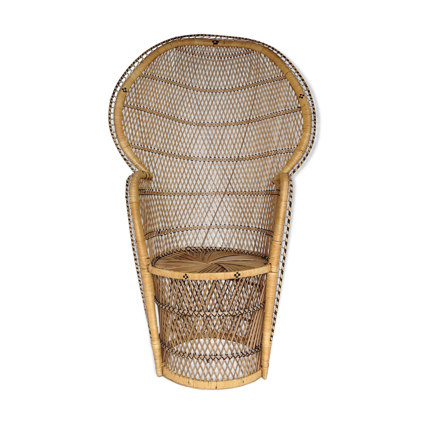 Emmanuelle armchair in rattan