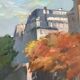 Painting signed Oil on canvas circa 1989 dimension: height -67cm- Length -73 cm-