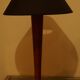 Lamp wood and brass 1960