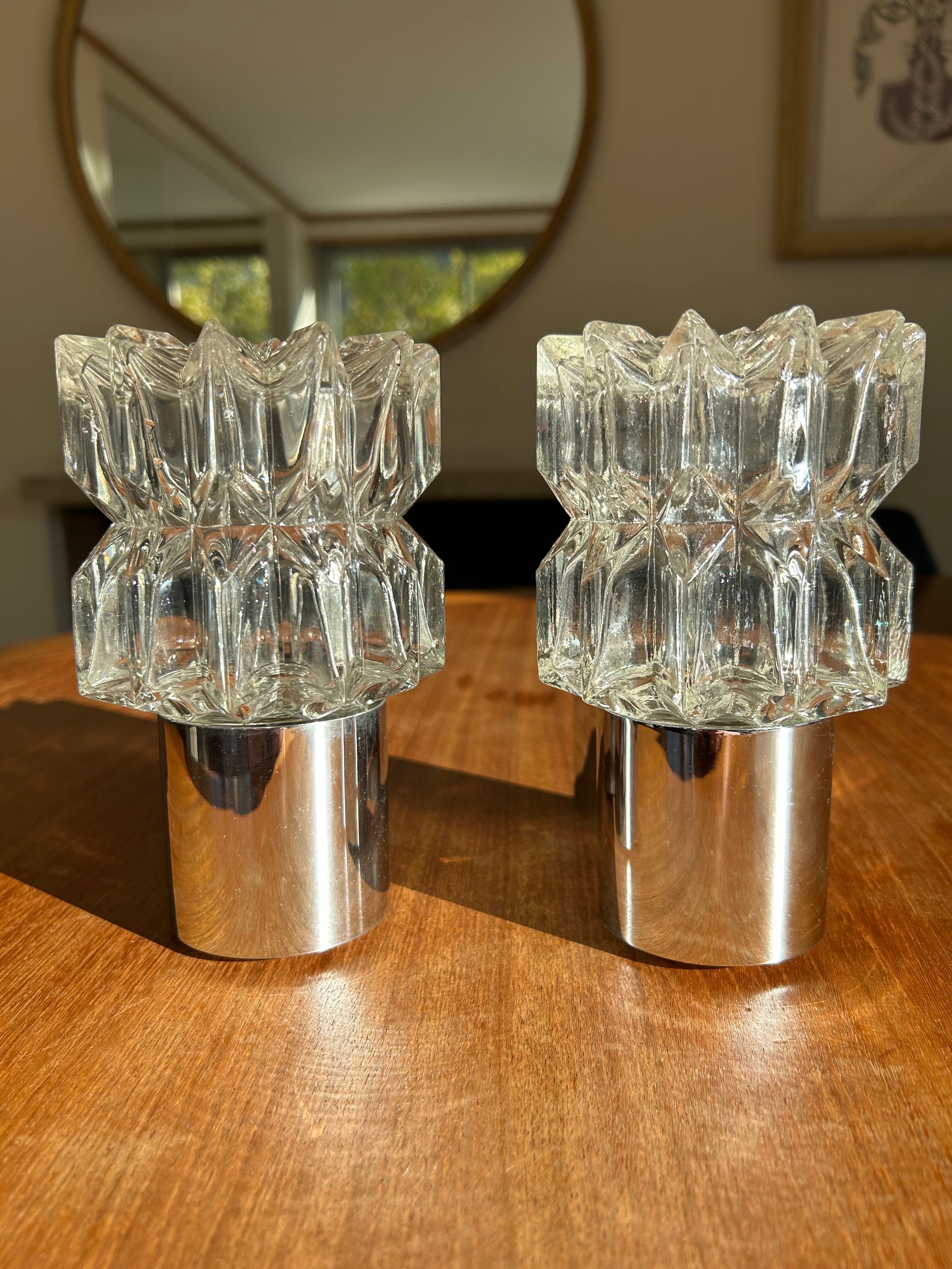 Pair of wall sconces