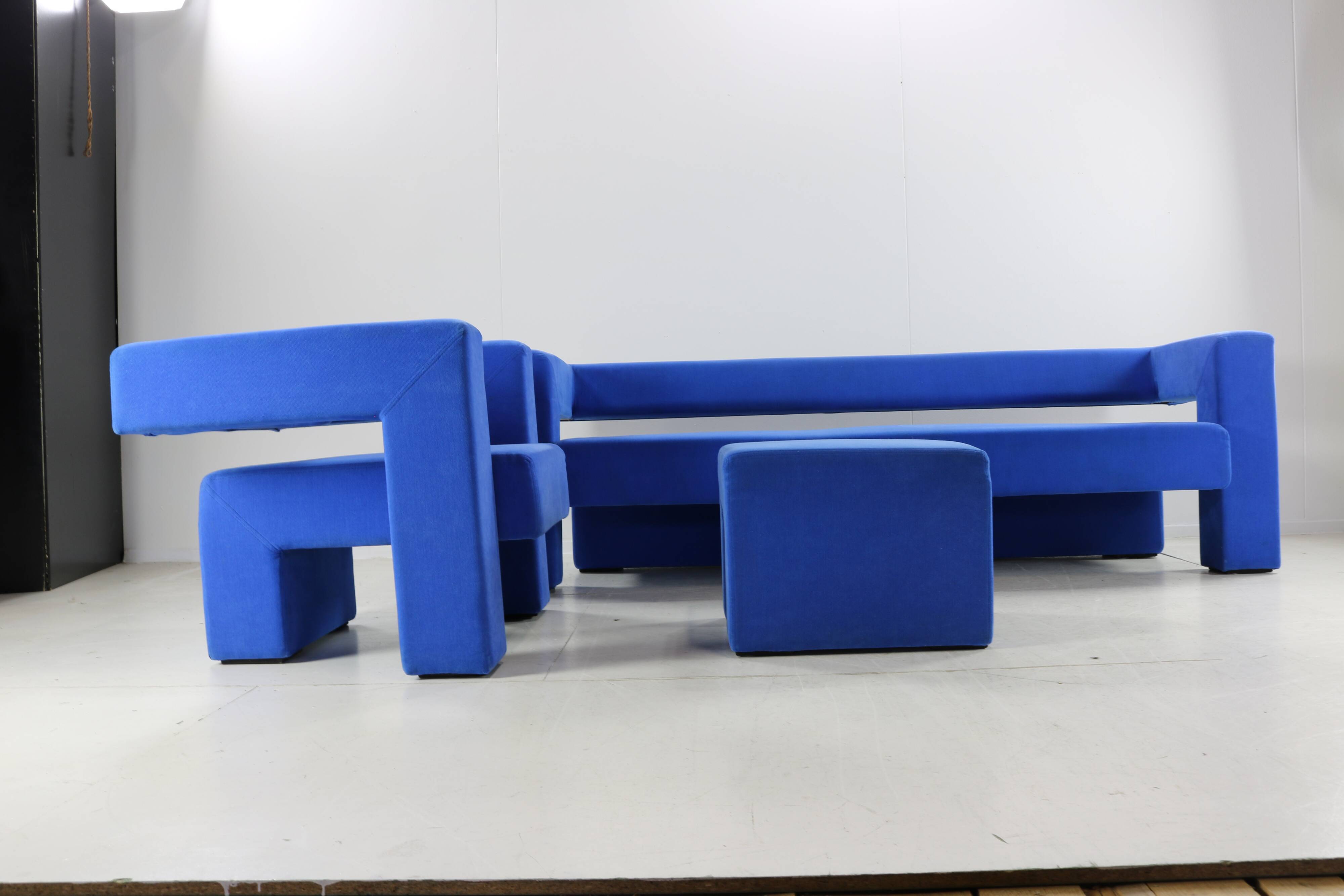 Nineties design seating group by Fabian van Severen for Gelderland