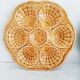 Set of 7 plates with oysters Sarreguemines and Bavaria