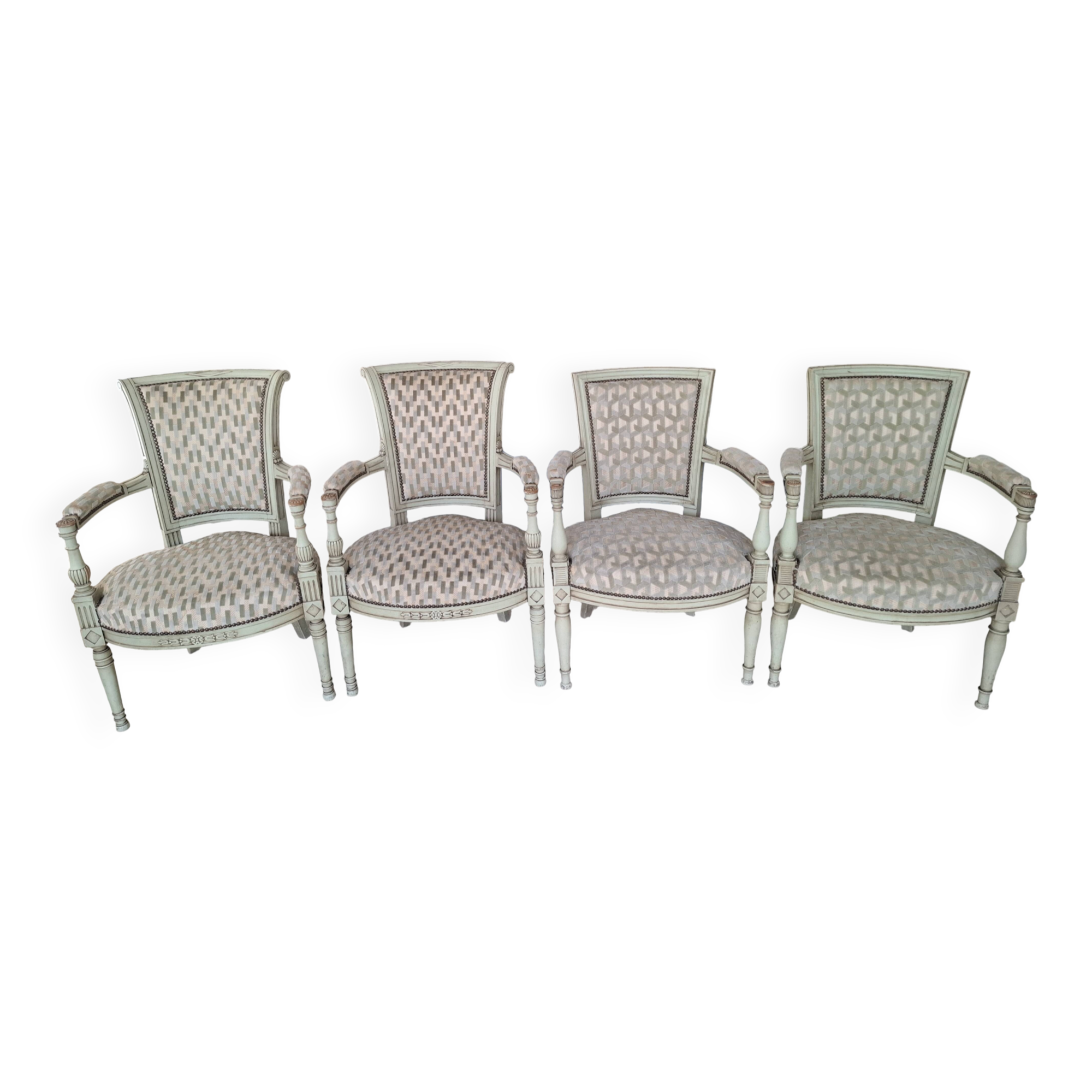 Set of 4 armchairs