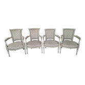 Set of 4 armchairs