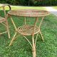 Rattan table and chair set