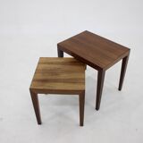 1960s Severin Hansen Pair of Palisander Nesting Tables, Denmark