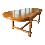 Solid oak farmhouse table