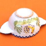 Charolles earthenware eared bowl / saucer rooster model
