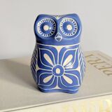 Midcentury ceramic owl figurine, Pablo Zabal, Chile, 1970s.