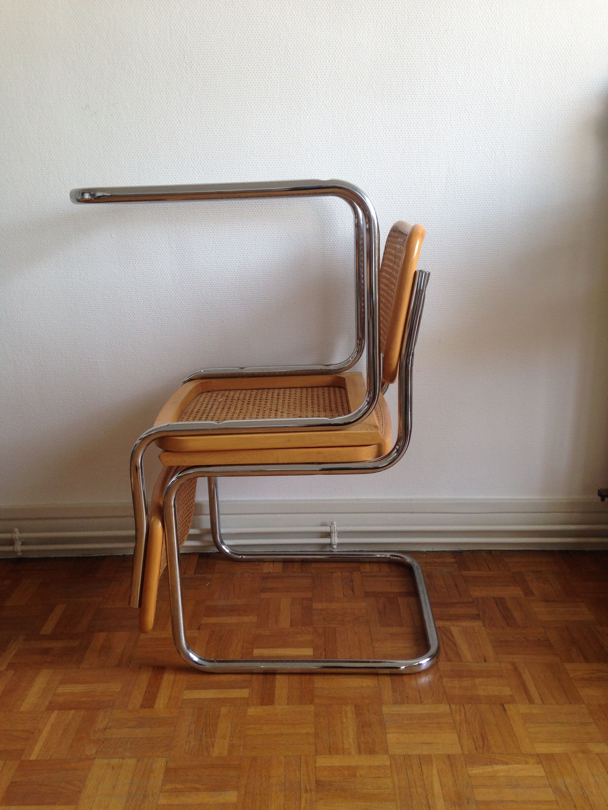 B32 Breuer Cesca chairs pair