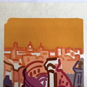 Charles lapicque, le colisée, 1957. lithographie signée au crayon