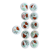 Set of dessert plates