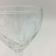 Lot of 7 crystal wine glasses