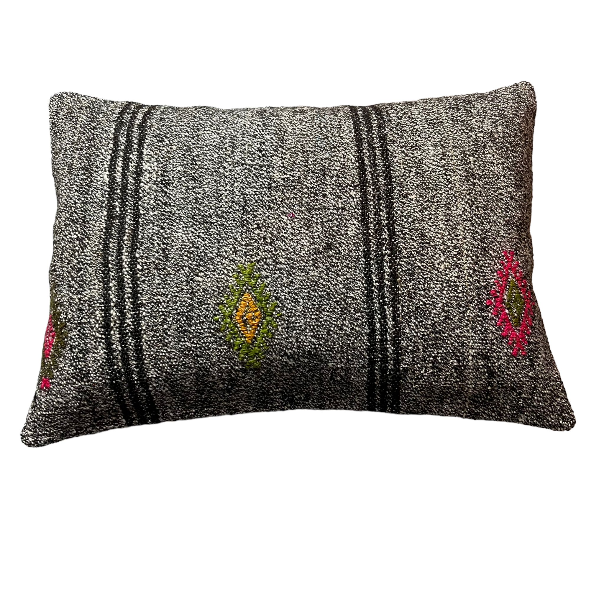 Housse de coussin vintage turque faite à la main 40 x 60 cm