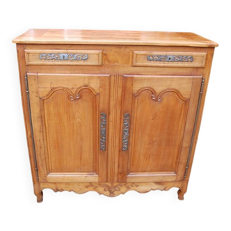 Louis XV buffet in cherry wood from the 19th century.