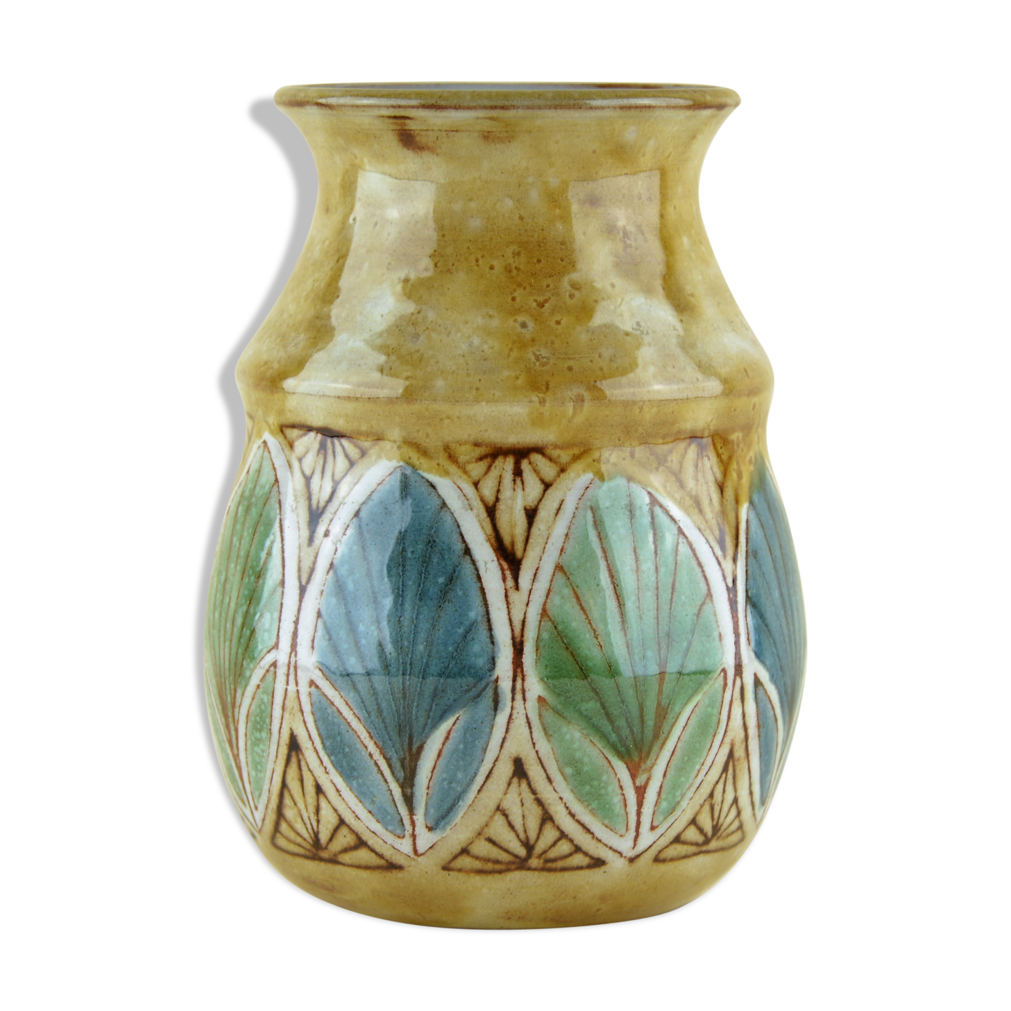 Vase à décor stylisé Jean-Claude Malarmey