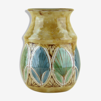 Vase with stylized decoration Jean-Claude Malarmey