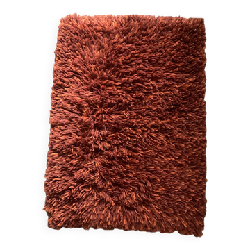 Vintage woven wool rug