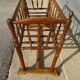Antique solid walnut cradle