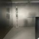 Vintage Space Age Floor Lamp in Steel and Chrome , 1970's Italian Floor lamp