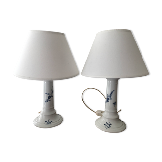 Chantilly porcelain bedside lamp