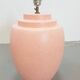 Large Pink Ceramic Table Lamp from Kostka, France, 1970s