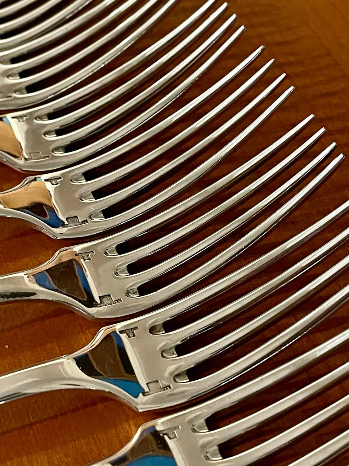 12 Christofle Cluny old Paris forks 20.5 cm very good condition
