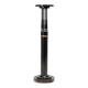 Black lacquered pedestal with brass details, 20th century