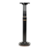 Black lacquered pedestal with brass details, 20th century