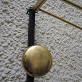 Old coat rack cloakroom in iron & brass art deco