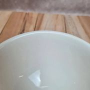 Small antique dining set bowl in earthenware with pink floral decoration – retro charm