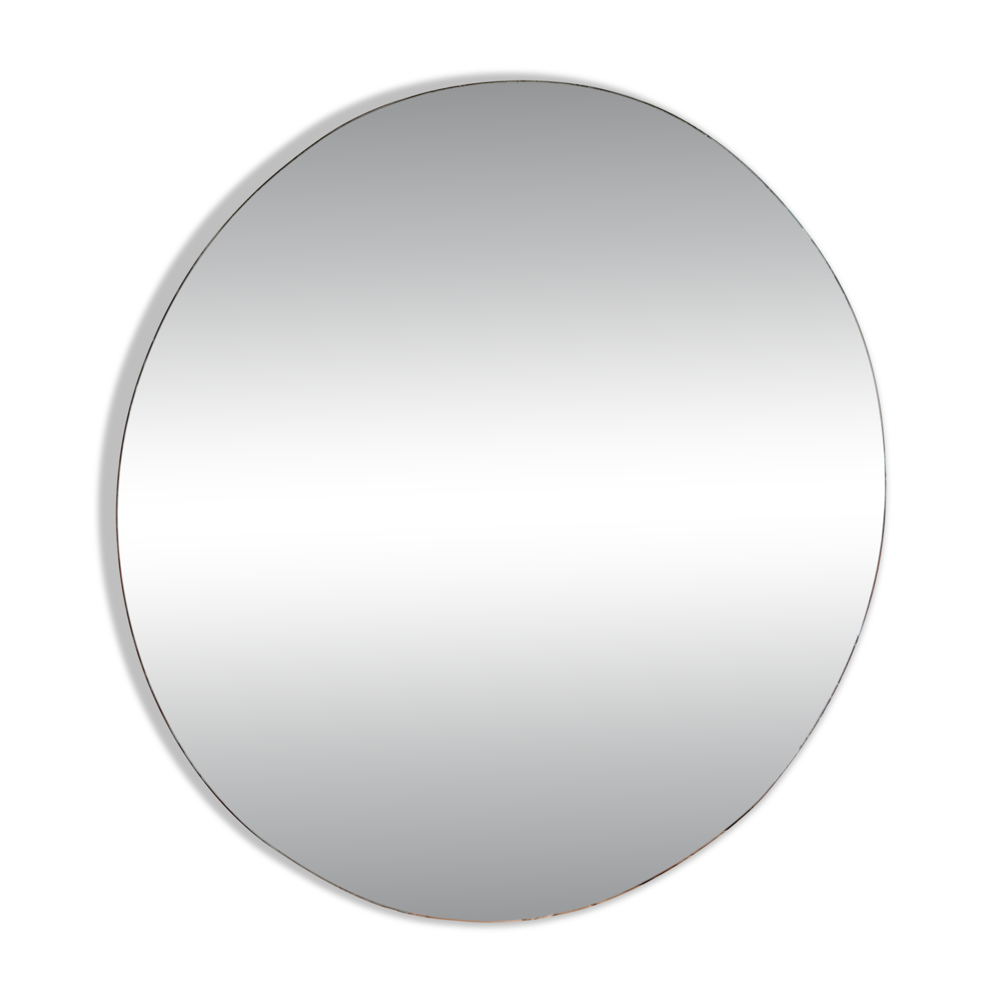 Italian round wall mirror from the 1960s.