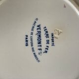 Lot of 7 plates, motiv flower and butterfly