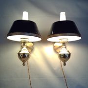 English style sconces by Erik Wärnå for EWÅ, Värnamo, Sweden. 1970's.