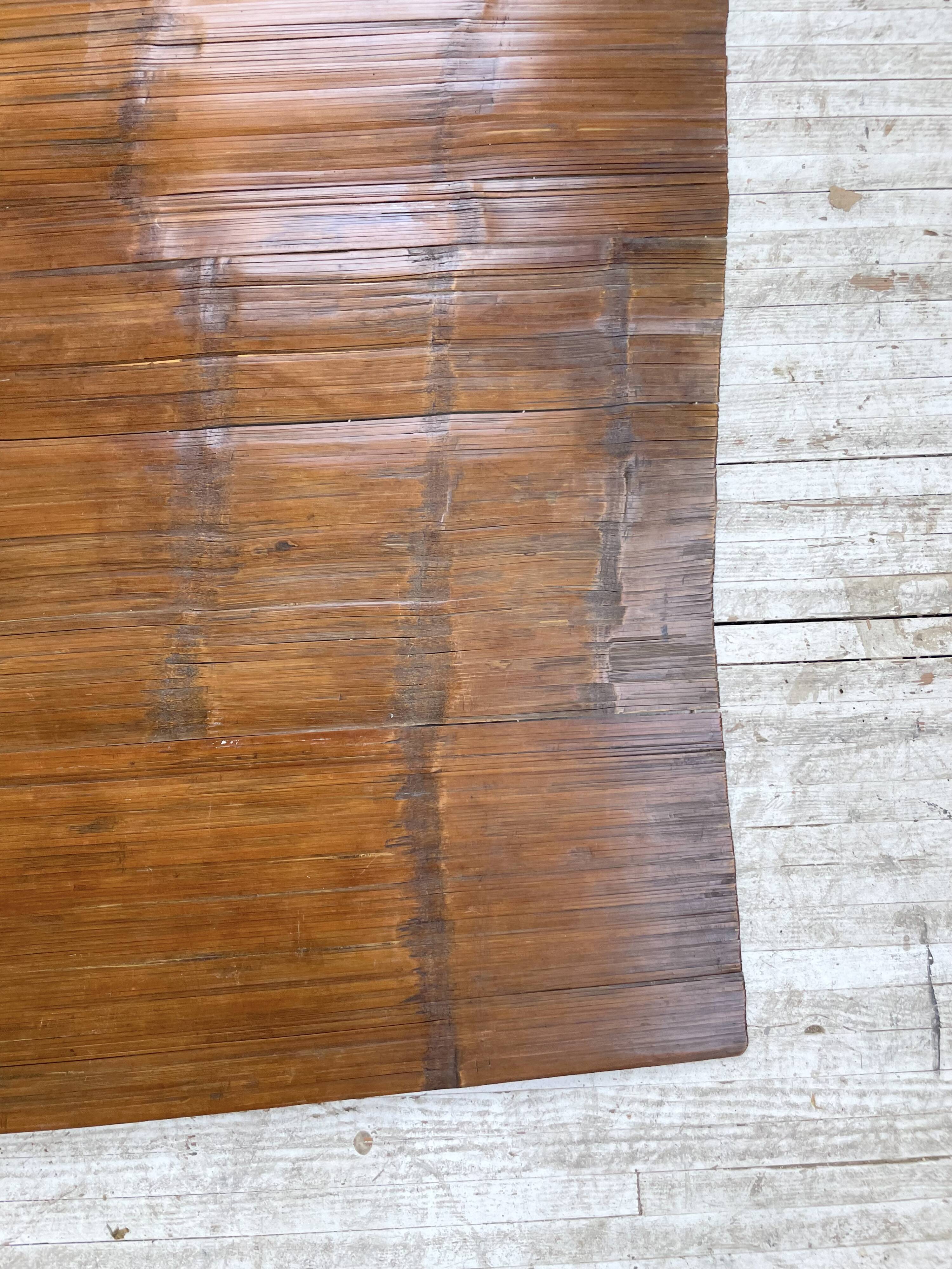 Tapis en bois tribu Akha Birmanie