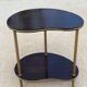 Double-top bedside table in golden rosewood