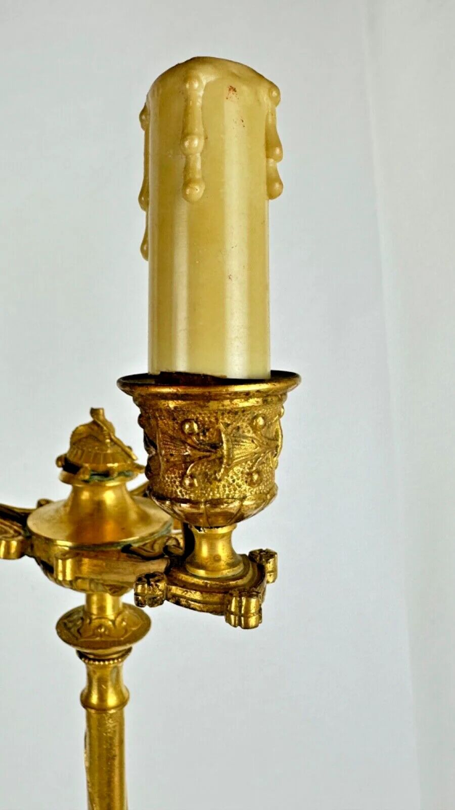Barbedienne (attributed to), pair of candelabra with storks