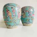 Pair of Chinese pots