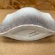 Antique vase virebent white porcelain speckled blue pink vintage