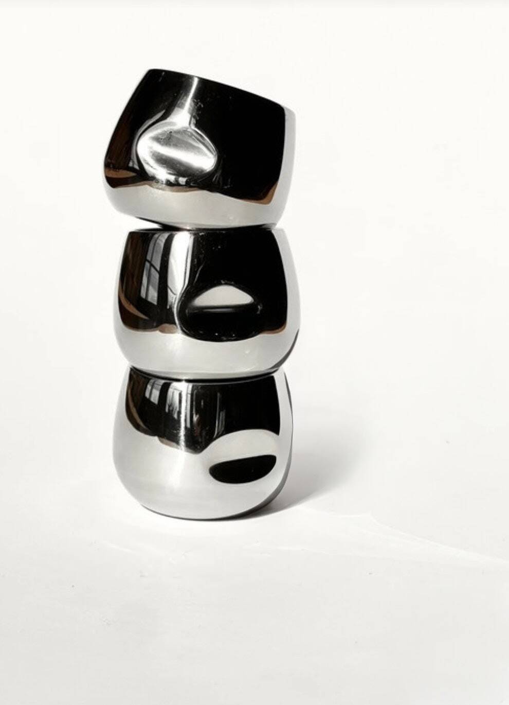 AMC Italy 70s/80s stainless steel espresso set (14 pieces)