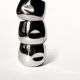 Stainless steel espresso service design AMC Italy 70s/80s (14 pieces)