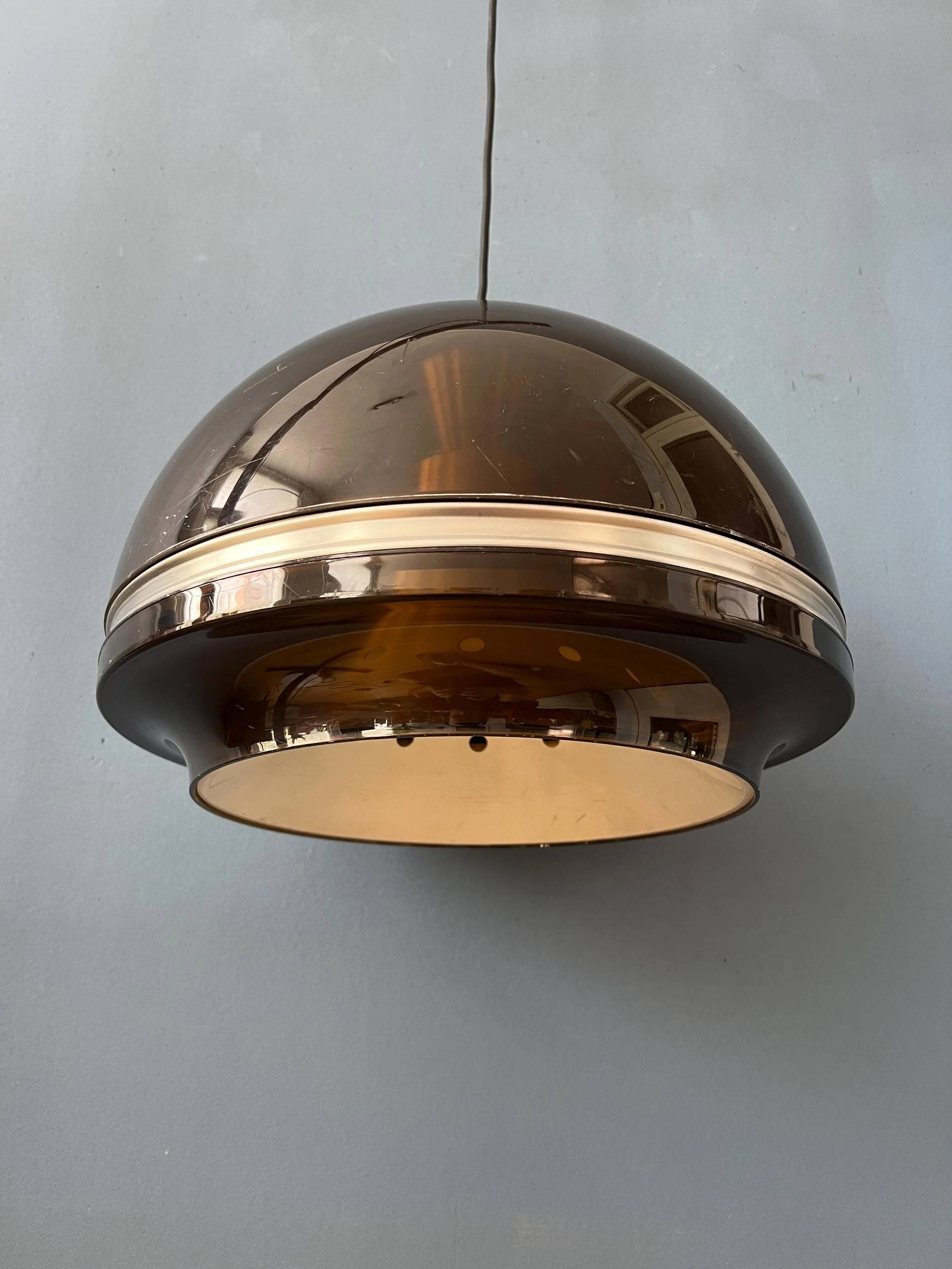 Grande suspension "Dome" Space Age "Flying Saucer" par Dijkstra