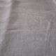 Old damask tablecloth