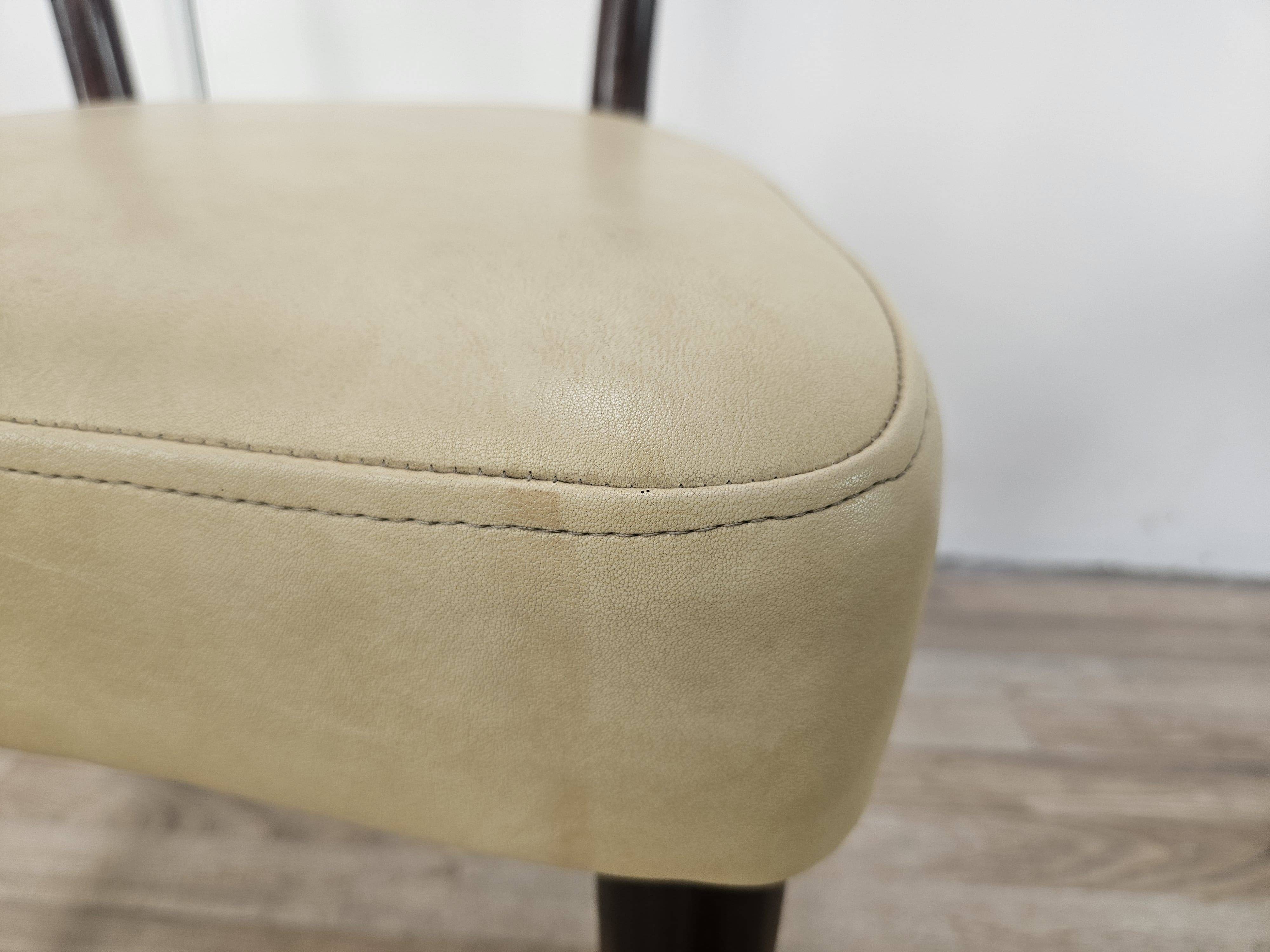 Six Art Decò chairs attributed to Carlo Rava, 1950s