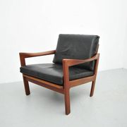 Fauteuils par Illum Wikkelsø pour Niels Eilersen, années 1950, ensemble de 2