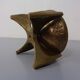 Brutalist Bronze Candleholder by Michael Harjes, 1960s