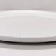 White Lacquered Ceramic Dessert Plate by Ginori Ascribable to Gio Ponti, Italy